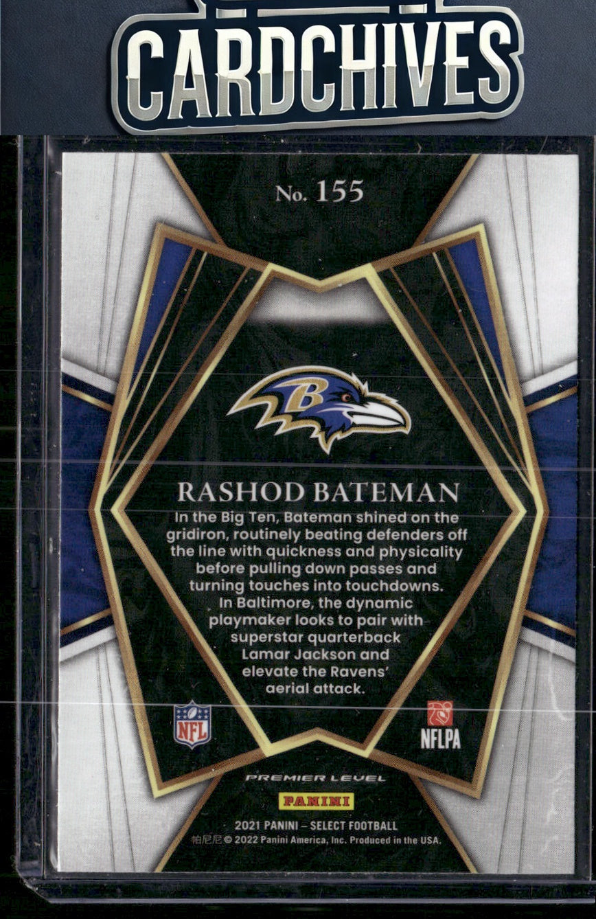 Rashod Bateman 2021 Panini Select #155 Rookie RC