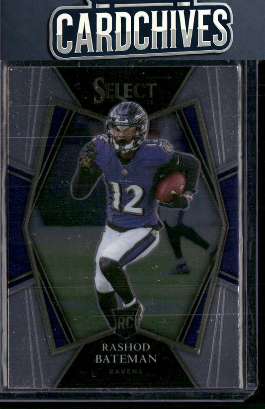 Rashod Bateman 2021 Panini Select #155 Rookie RC