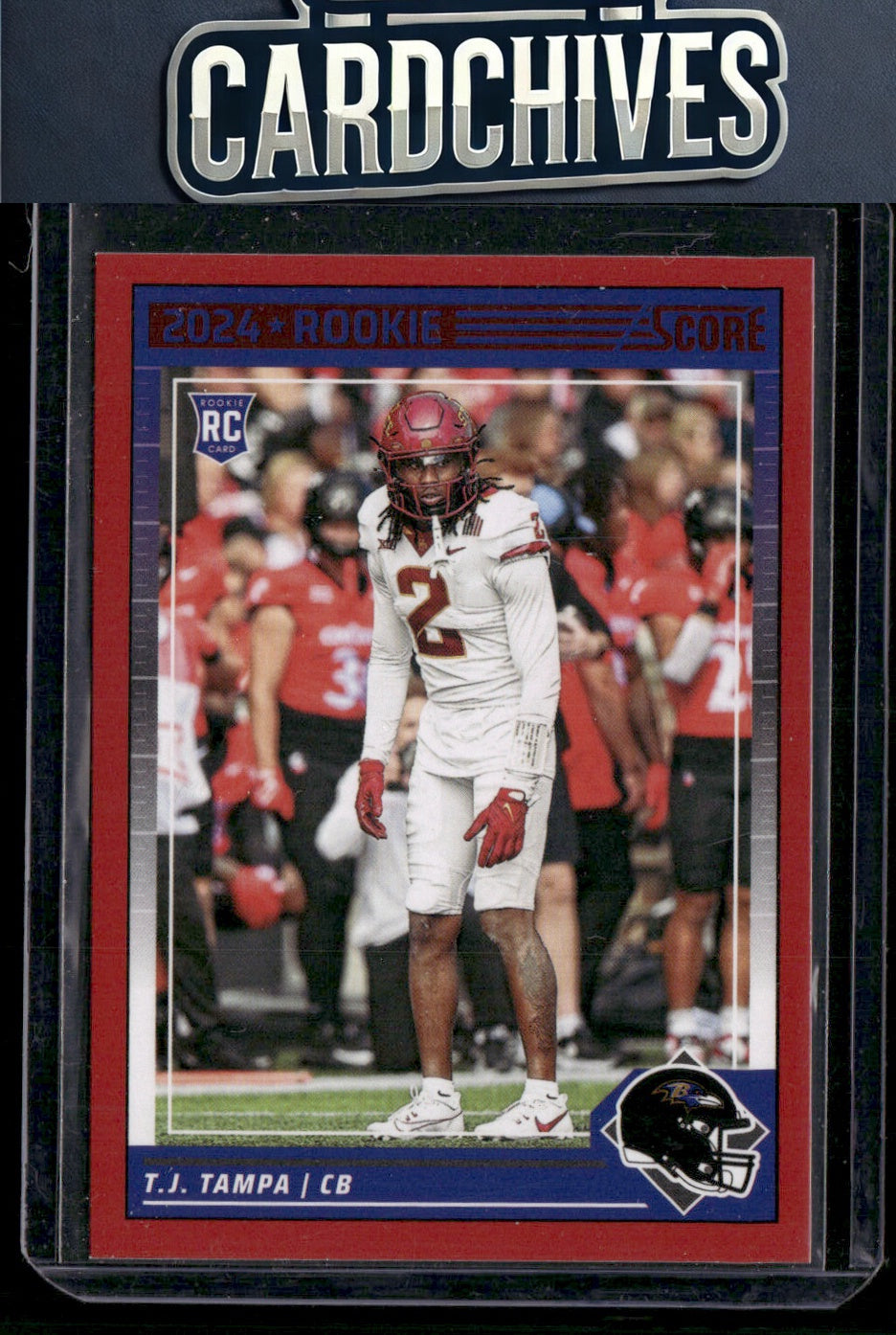 TJ Tampa 2024 Score #397 Red Rookie RC