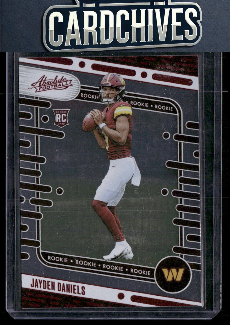 Jayden Daniels 2024 Panini Absolute #102 Retail Rookie RC