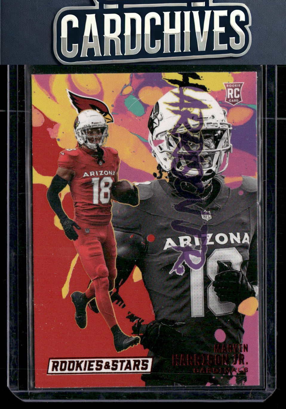 Marvin Harrison Jr. 2024 Panini Rookies & Stars #RE-MHJ Rookie Exclusive