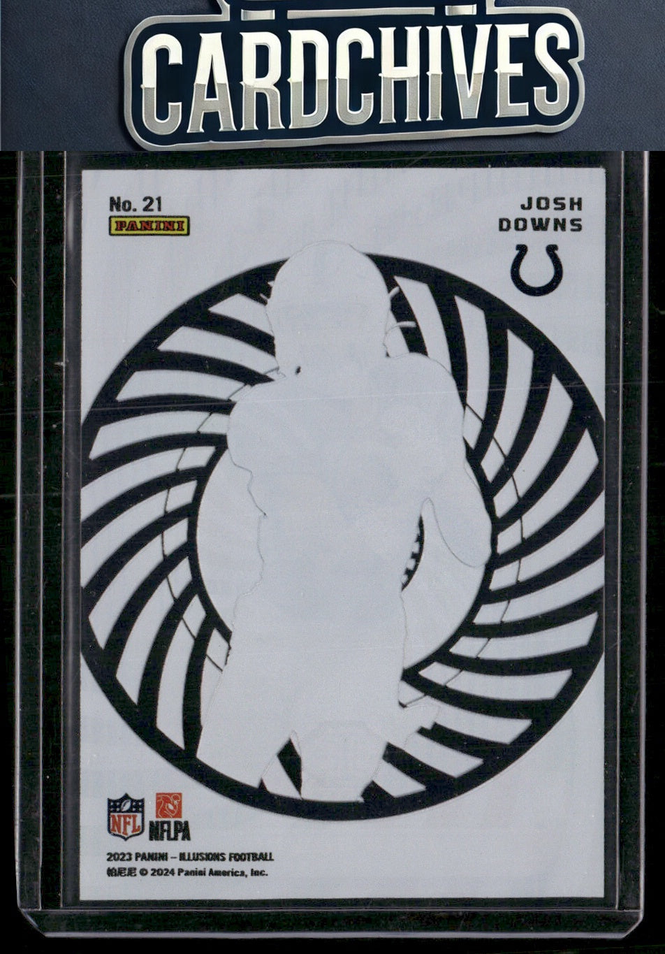 Josh Downs 2023 Panini Illusions #21 Mystique