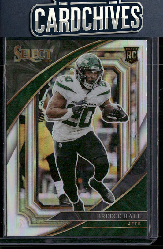 Breece Hall 2022 Panini Select #321 Silver Prizm Rookie RC