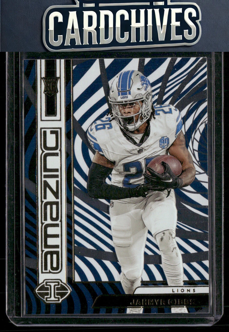 Jahmyr Gibbs 2023 Panini Illusions #20 Amazing