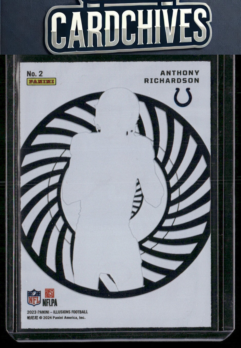 Anthony Richardson 2023 Panini Illusions #2 Mystique