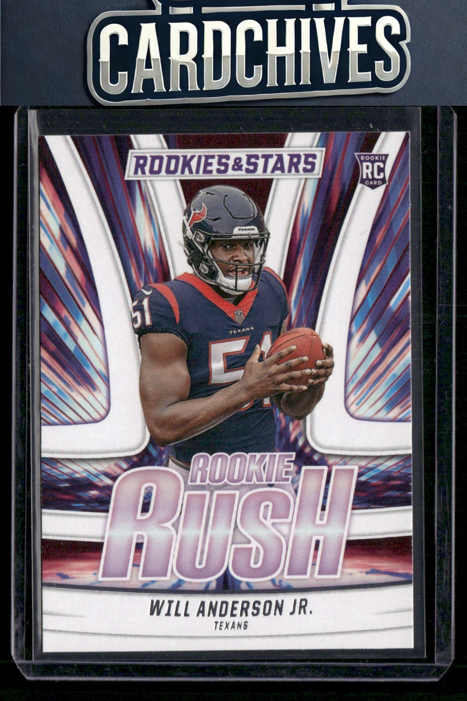 Will Anderson Jr. 2023 Panini Rookies & Stars #RR-18 Rookie Rush