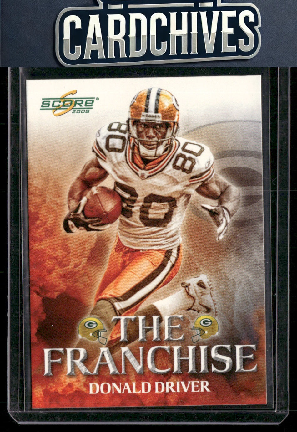 Donald Driver 2008 Score #F-23 The Franchise Scorecard #/999 SN