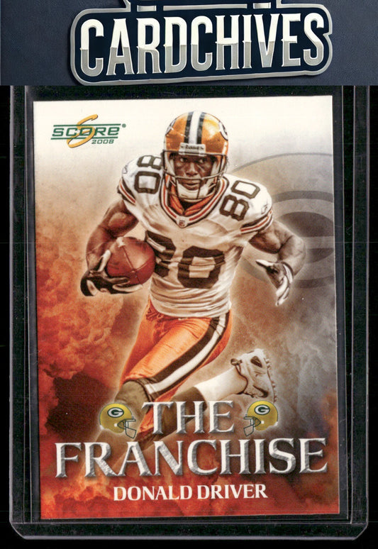 Donald Driver 2008 Score #F-23 The Franchise Scorecard #/999 SN
