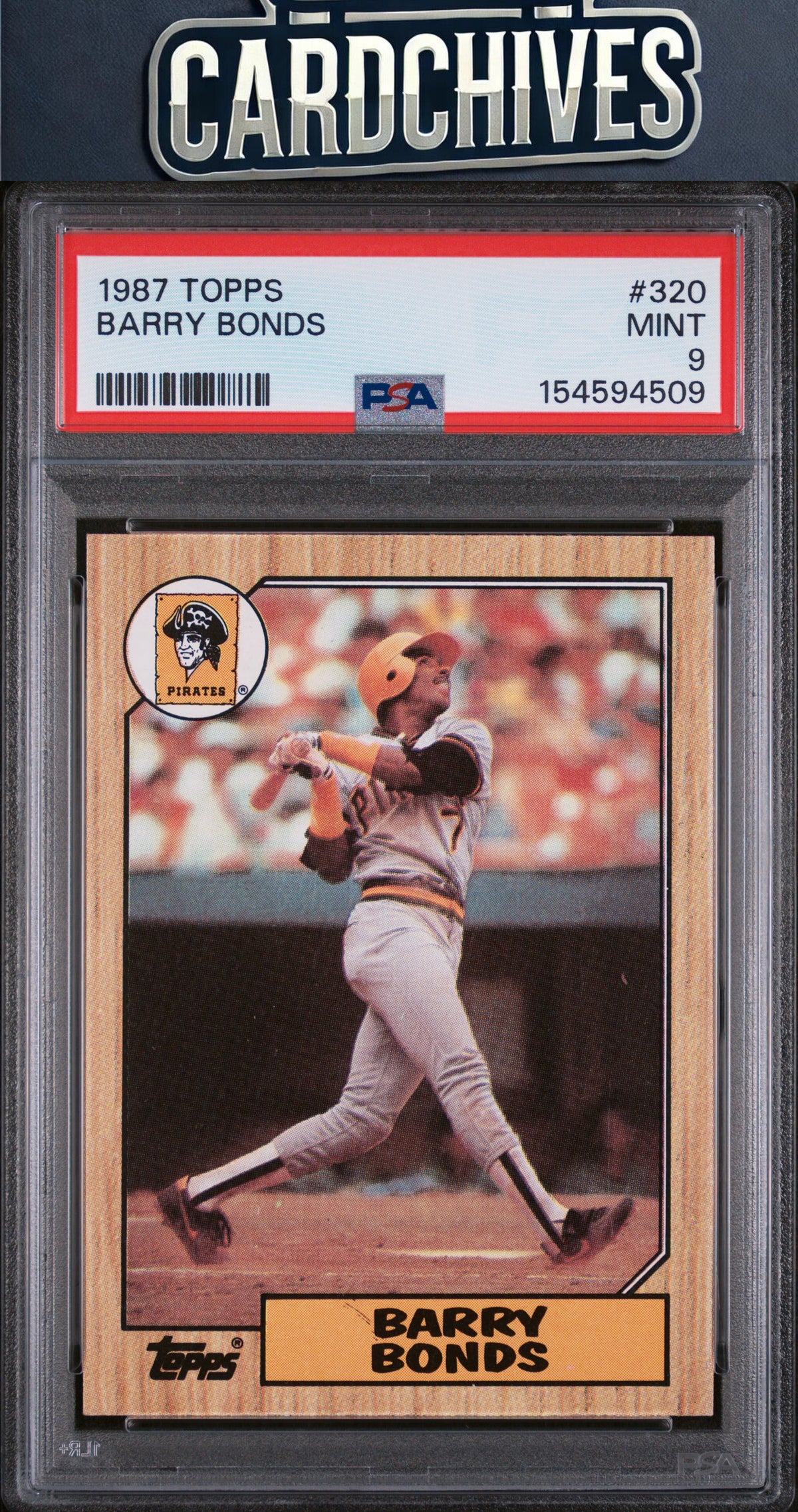Barry Bonds 1987 Topps #320 PSA 9 MINT