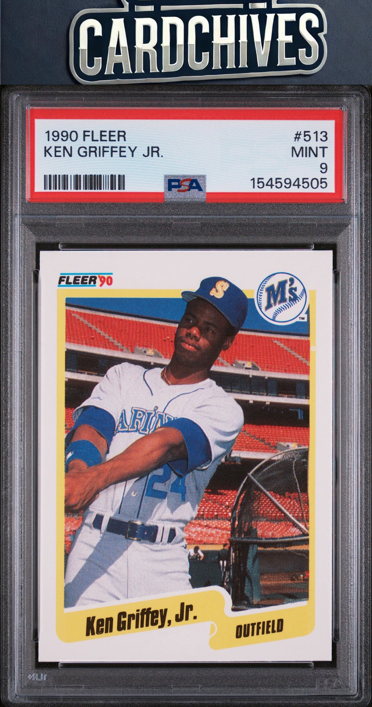 Ken Griffey, Jr. 1990 Fleer #513 PSA 9 MINT