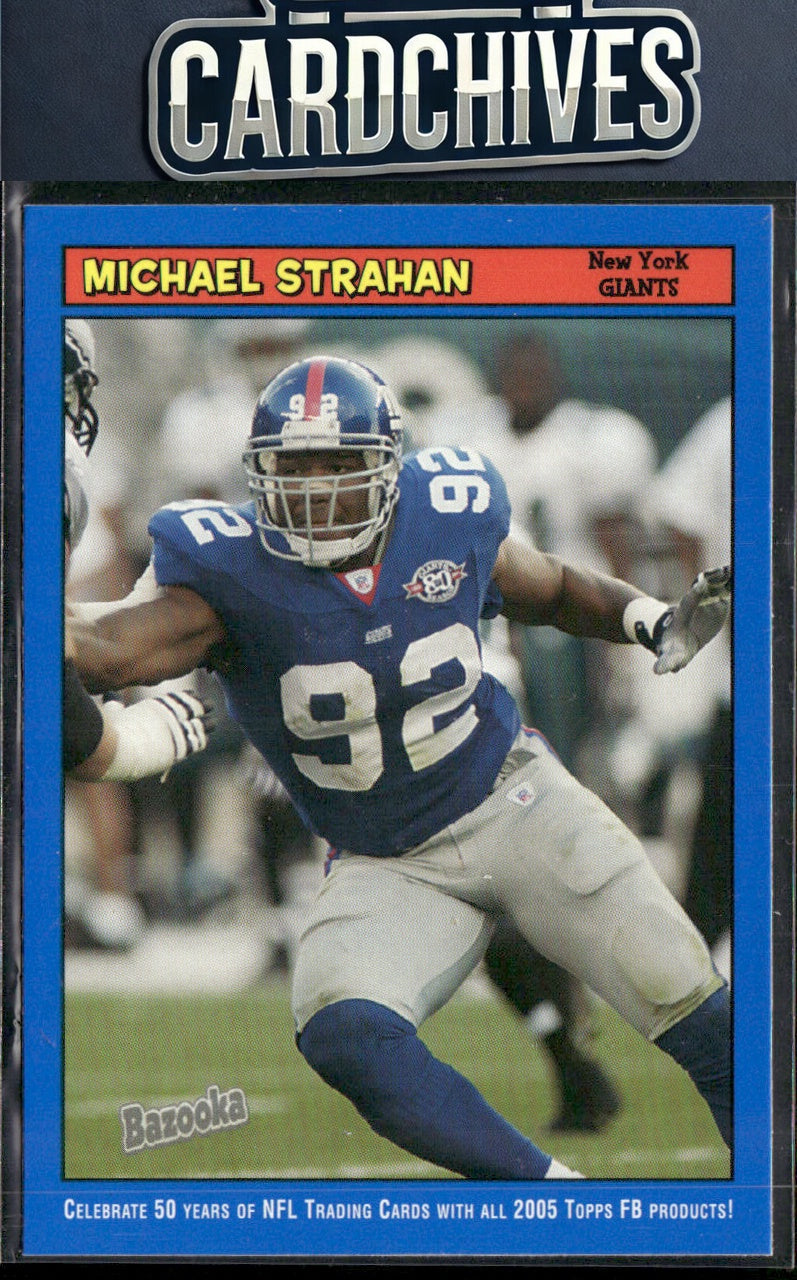 Michael Strahan 2005 Bazooka #98 Blue