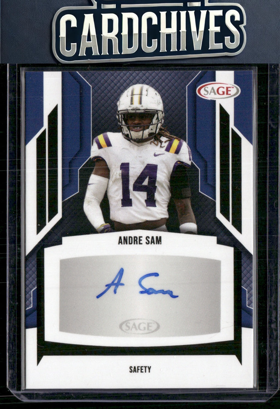 Andre Sam 2024 SAGE HIT #A-AS Autographs Silver (Low Series) Auto AU