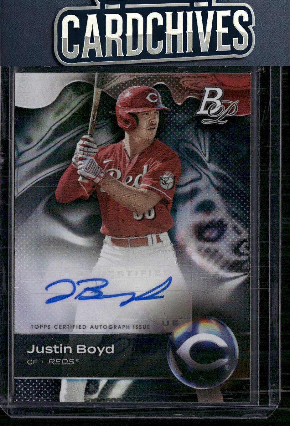 Justin Boyd 2023 Bowman Platinum #TOP-65 Top Prospect Autographs Auto AU