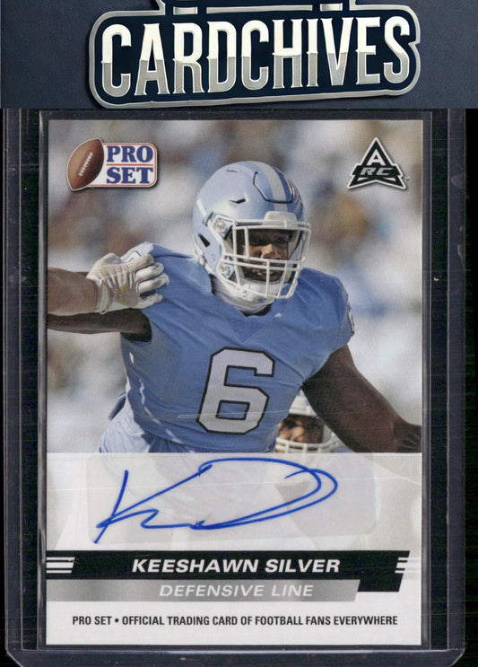 Keeshawn Silver 2022 Pro Set Draft #PSA-KS1 Autographs Auto AU