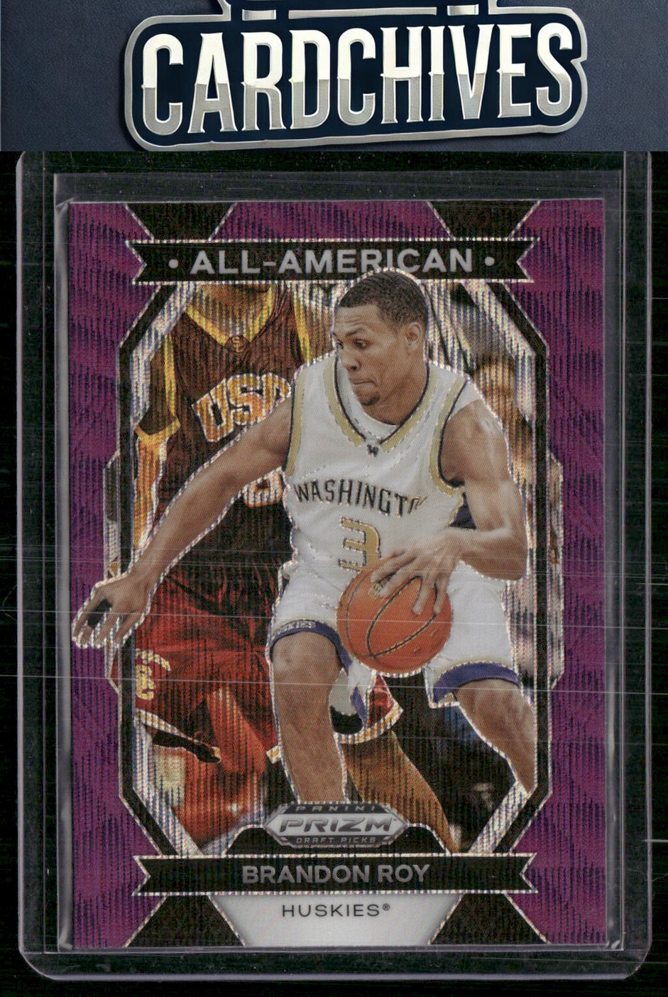 Brandon Roy 2024 Panini Prizm Draft Picks #4 All-American Prizms Purple Wave
