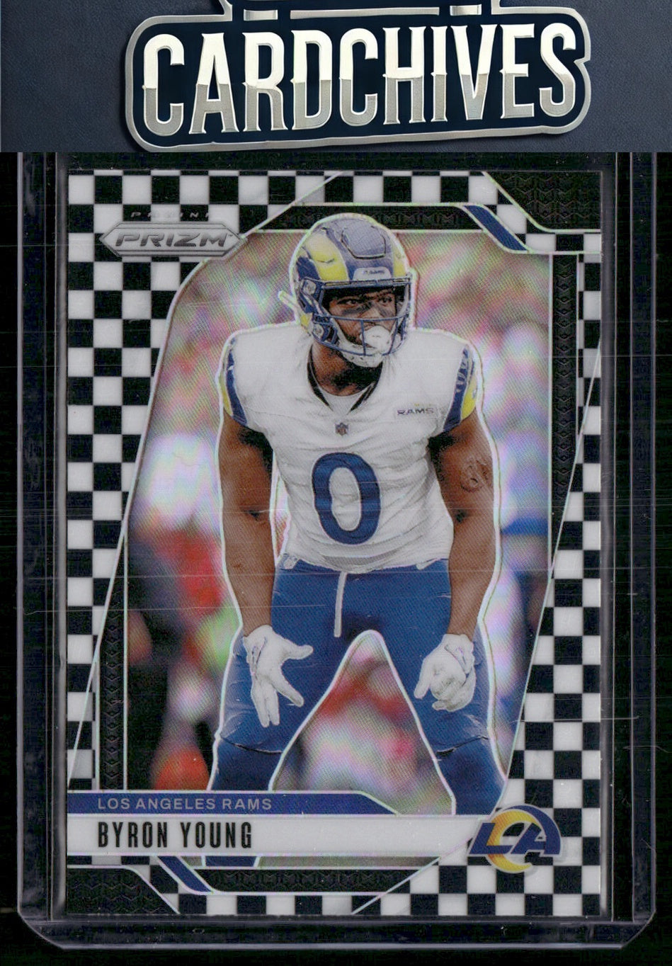 Byron Young 2024 Panini Prizm #170 Black and White Checker