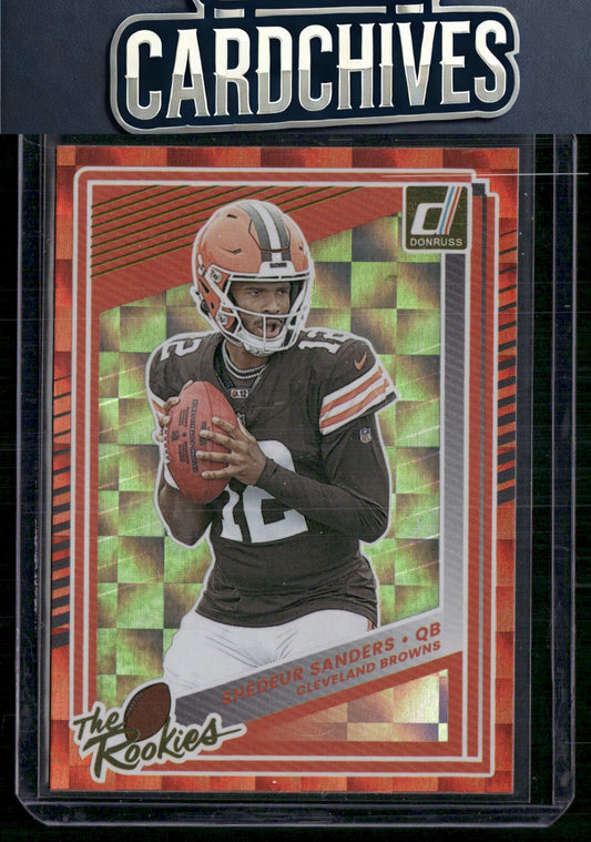Shedeur Sanders 2025 Donruss #5 The Rookies