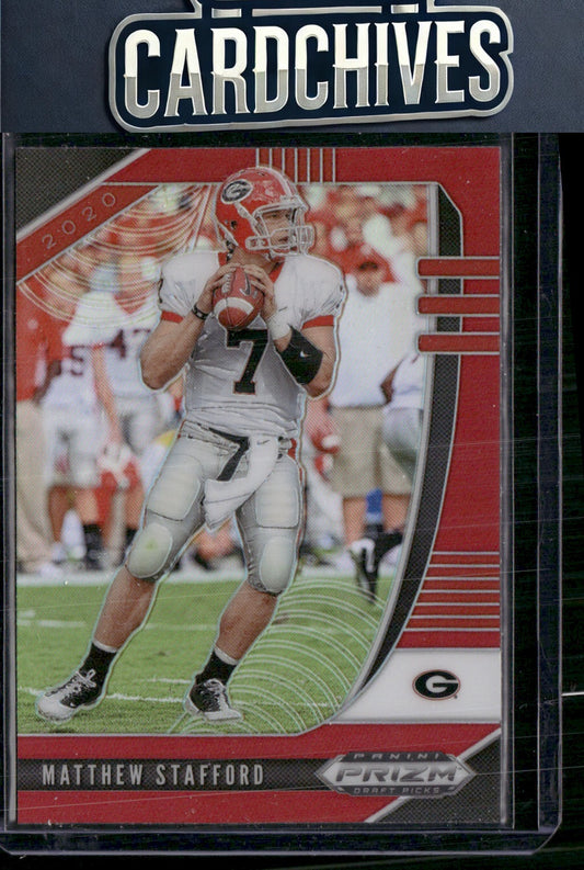 Matthew Stafford 2020 Panini Prizm Draft Picks #72 Prizms Red