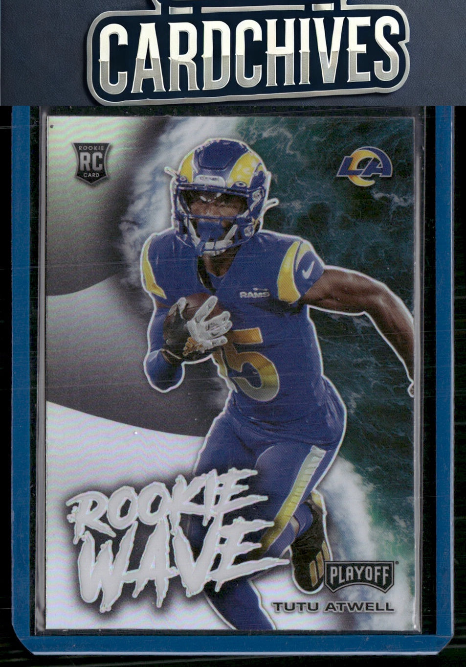 Tutu Atwell 2021 Panini Playoff #RW-TAT Rookie Wave Silver