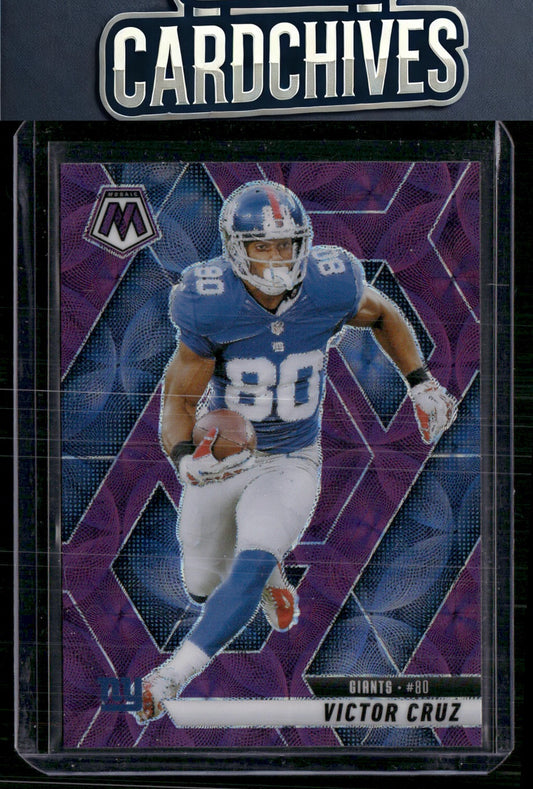 Victor Cruz 2025 Panini Mosaic #123 Purple Scope