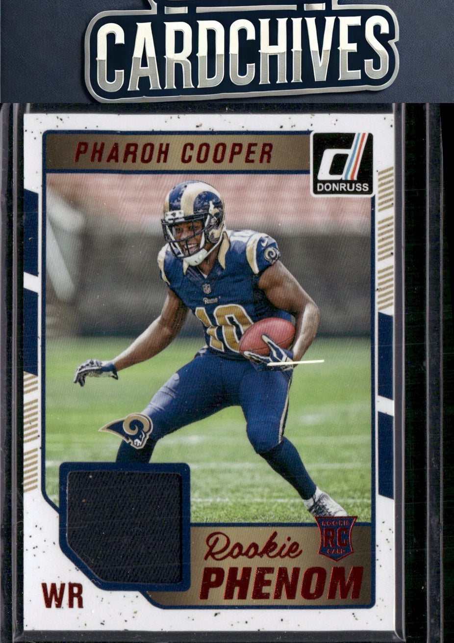 Pharoh Cooper 2016 Donruss #22 Rookie Phenom Jersey Relics MEM