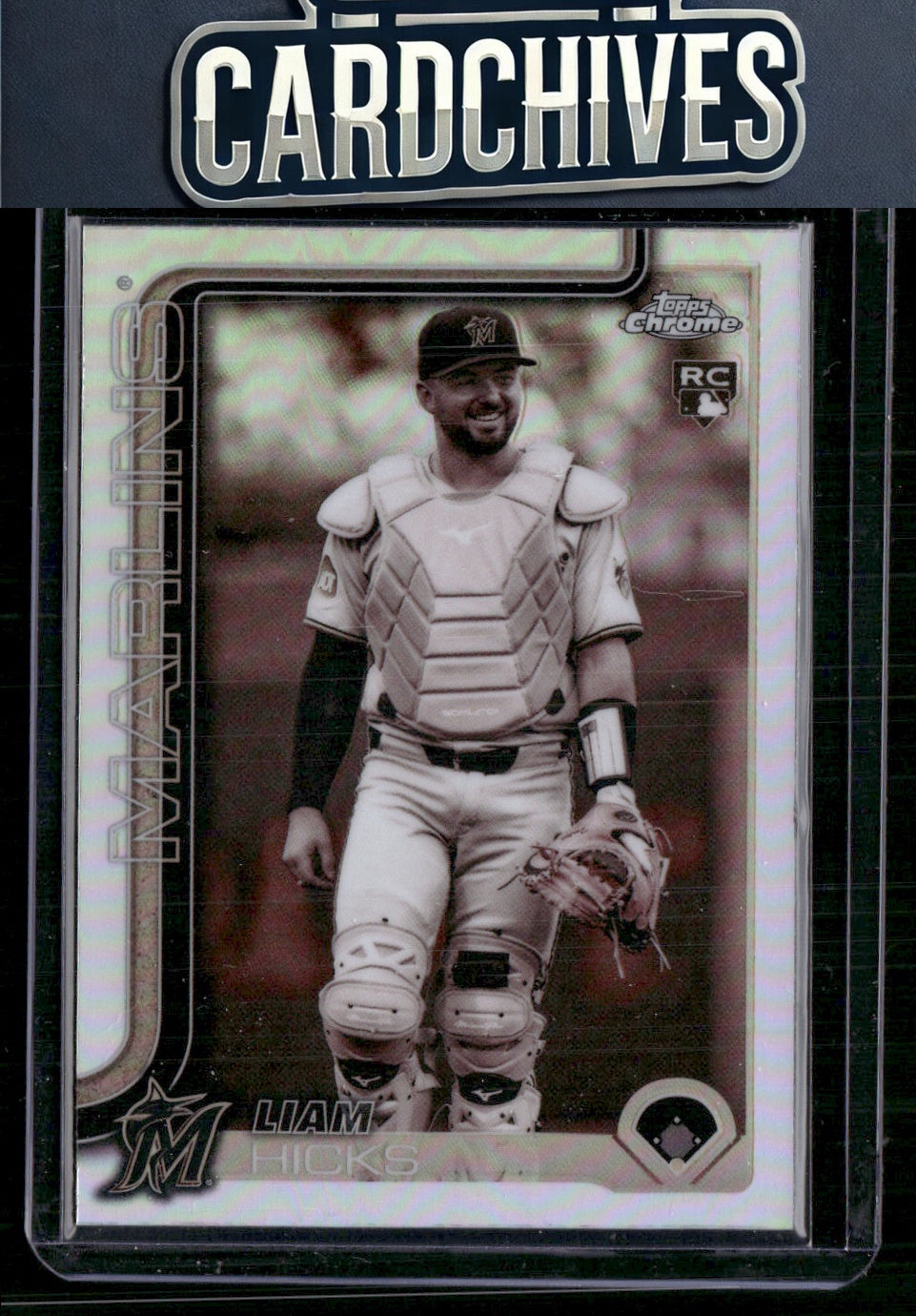 Liam Hicks 2025 Topps Chrome Update #USC86 Sepia Refractors Rookie RC