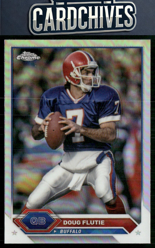 Doug Flutie 2023 Topps Composite #35 Topps Chrome Refractor