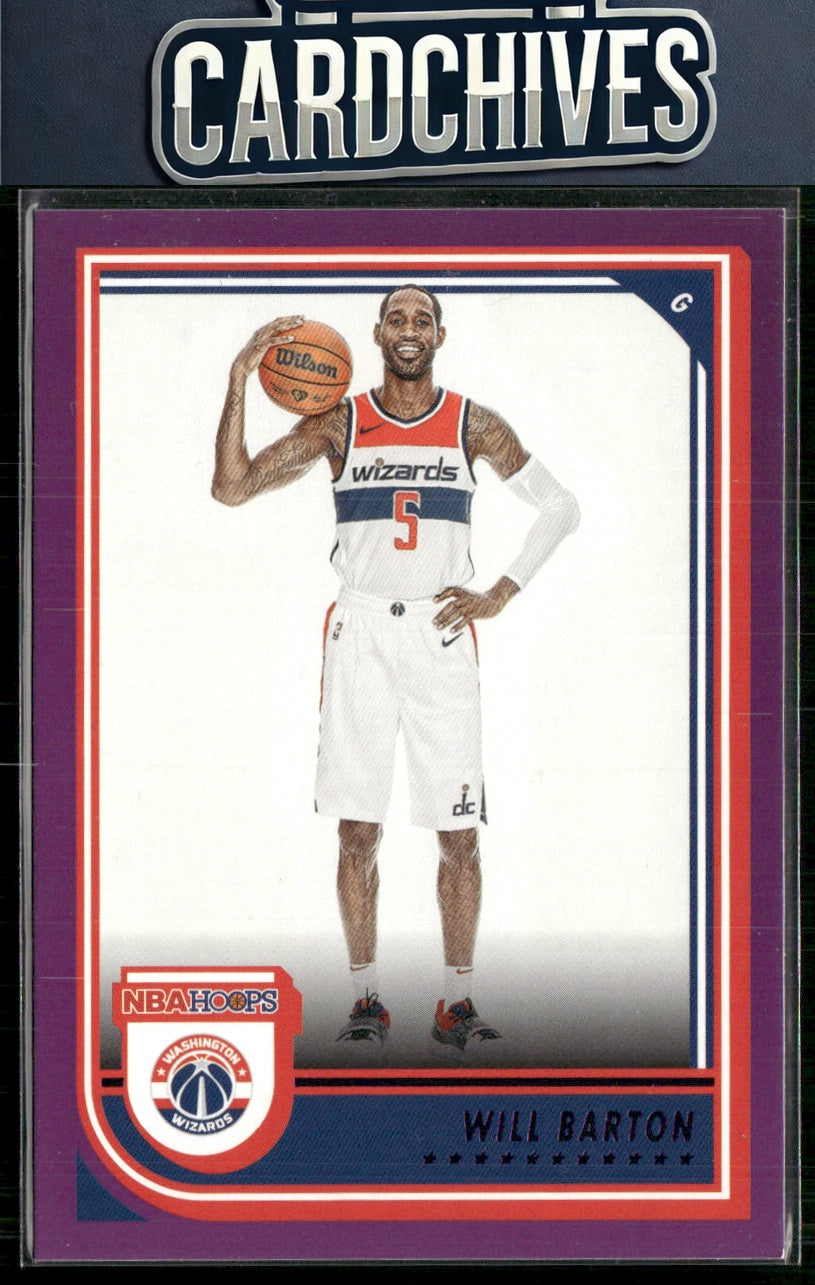 Will Barton 2022-23 Hoops Winter #188 Purple