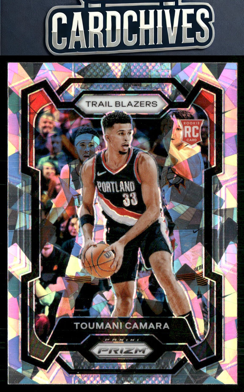 Toumani Camara 2023-24 Panini Prizm #164 Prizms Ice Rookie RC