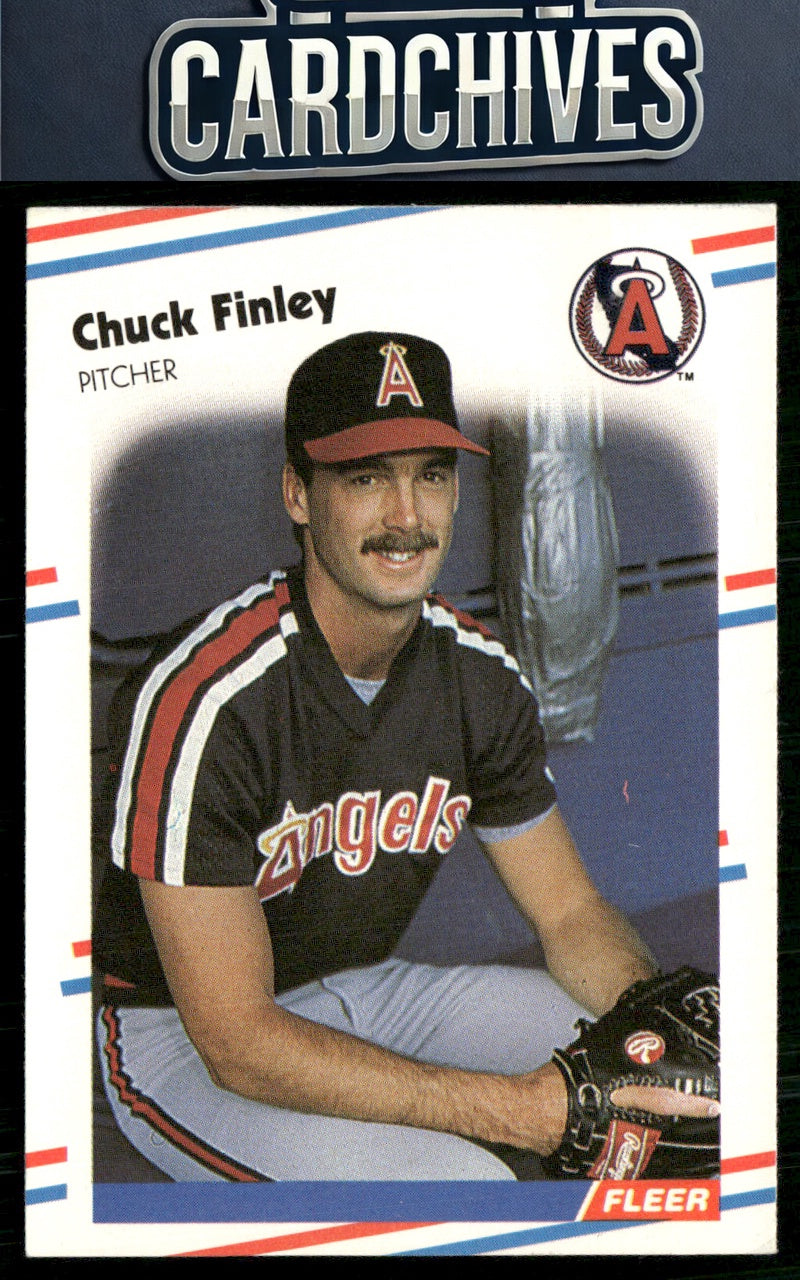 Chuck Finley 1988 Fleer #489
