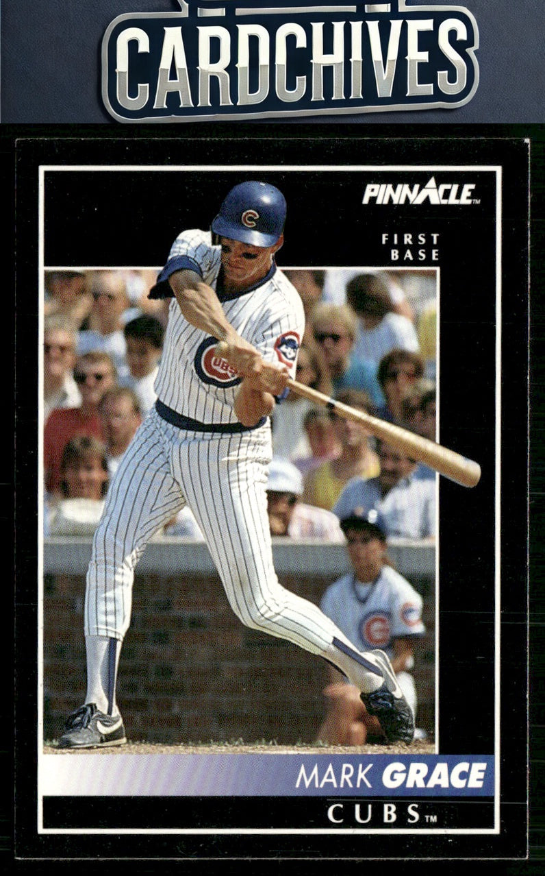 Mark Grace 1992 Pinnacle #136