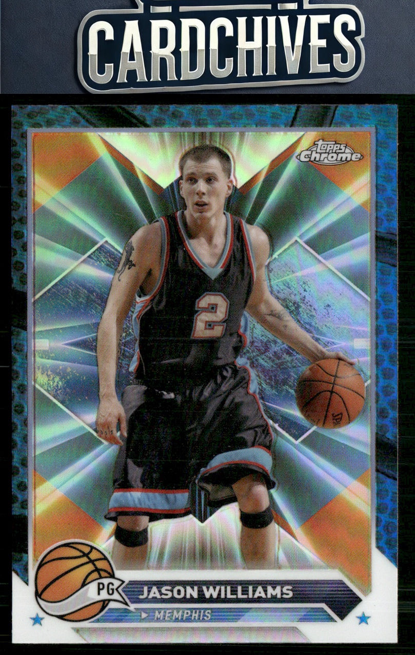 Jason Williams 2023-24 Topps Chrome #89 Blue Basketball Refractors