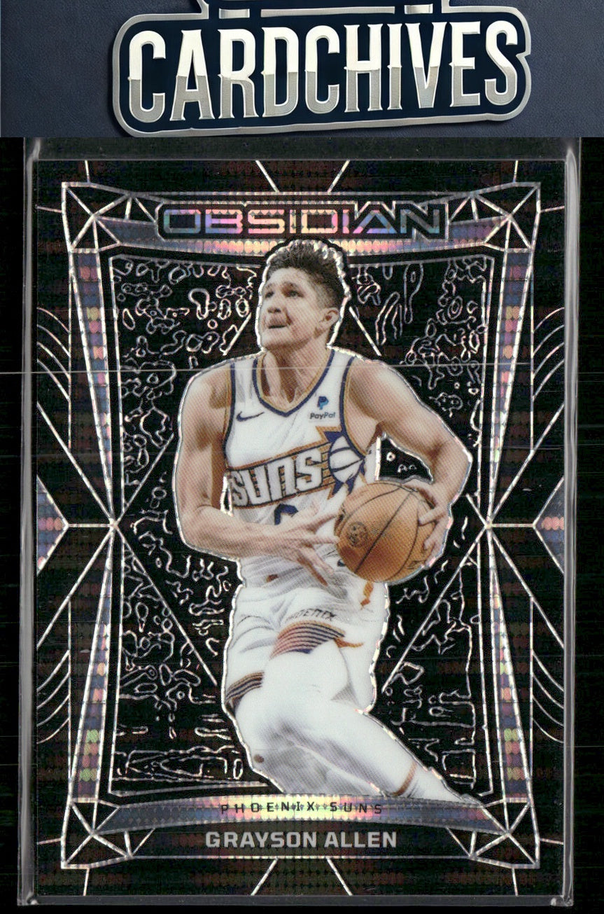 Grayson Allen 2023-24 Panini Obsidian #48 Electric Etch International