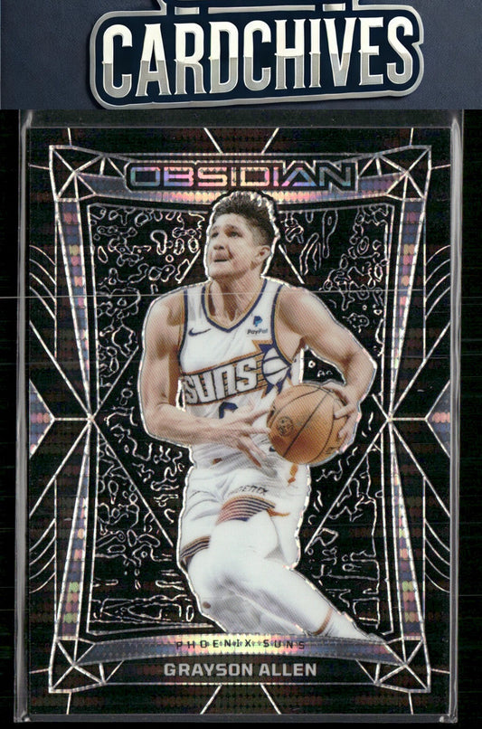 Grayson Allen 2023-24 Panini Obsidian #48 Electric Etch International