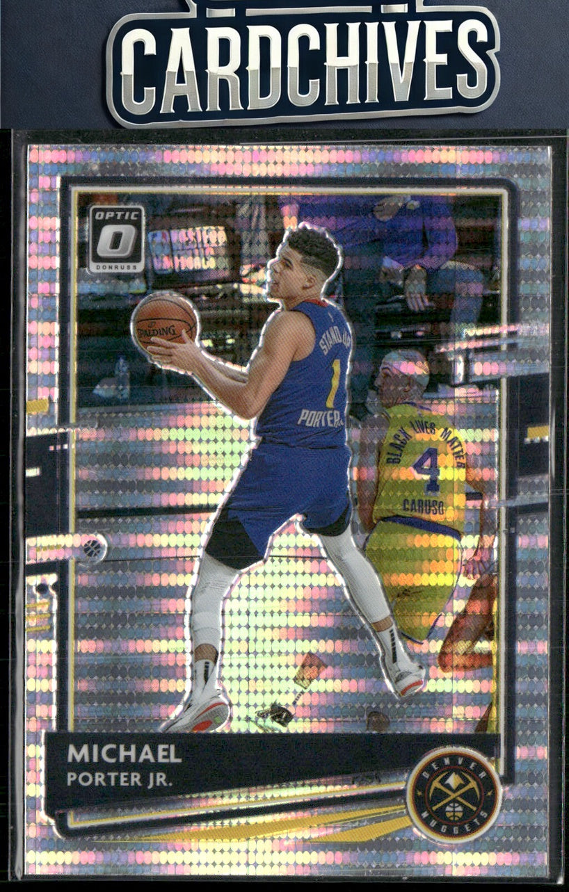 Michael Porter Jr. 2020-21 Donruss Optic #75 Silver Pulsar