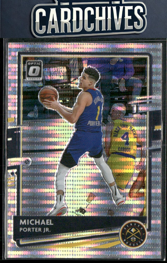 Michael Porter Jr. 2020-21 Donruss Optic #75 Silver Pulsar