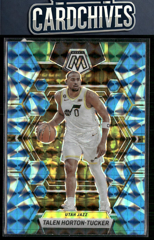 Talen Horton-Tucker 2022-23 Panini Mosaic #74 Reactive Blue
