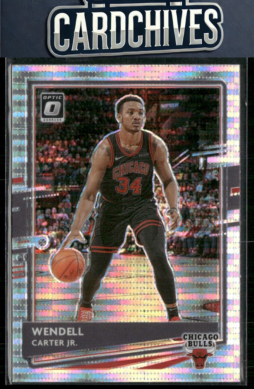 Wendell Carter Jr. 2020-21 Donruss Optic #34 Silver Pulsar