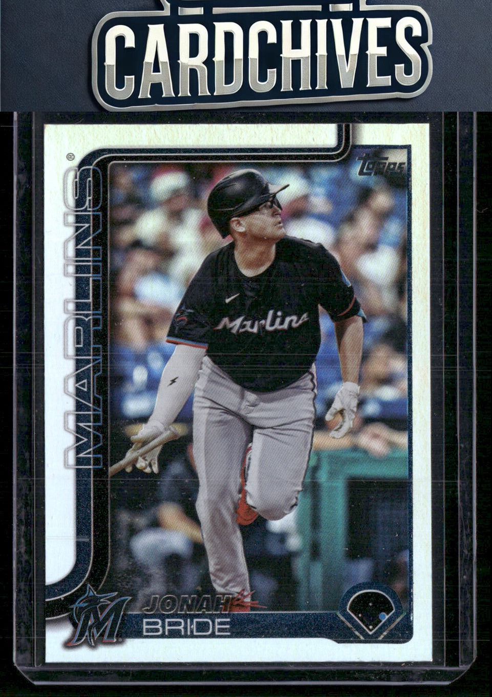 Jonah Bride 2025 Topps #585 Rainbow Foil