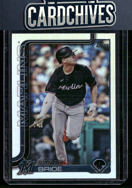 Jonah Bride 2025 Topps #585 Rainbow Foil