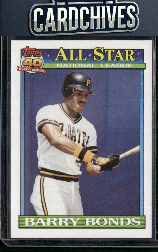 Barry Bonds 1991 Topps #401