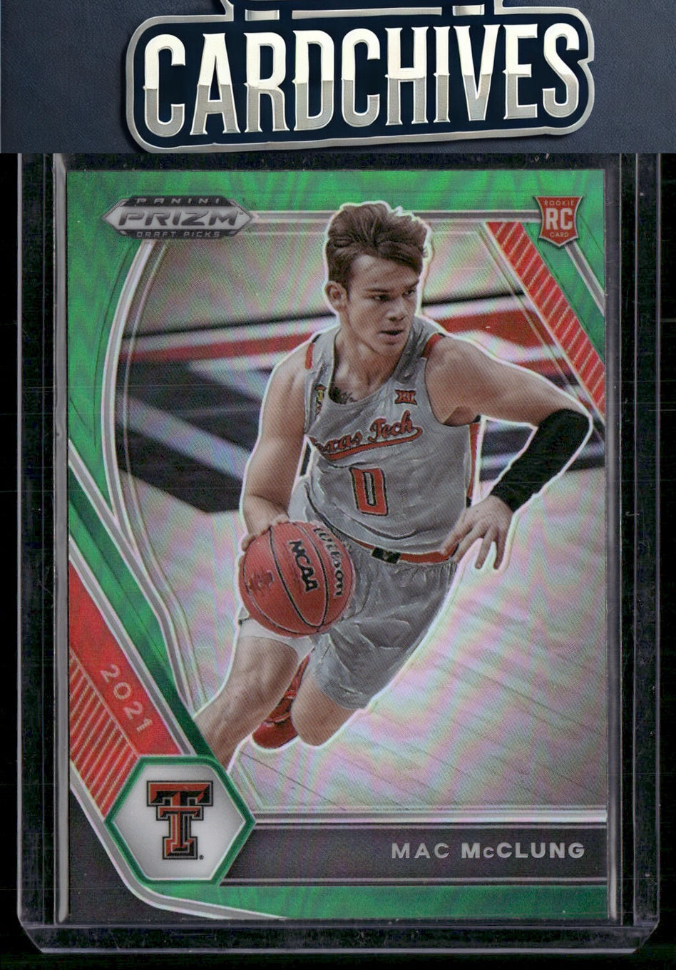 Mac McClung 2021 Panini Prizm Draft Picks #39 Green