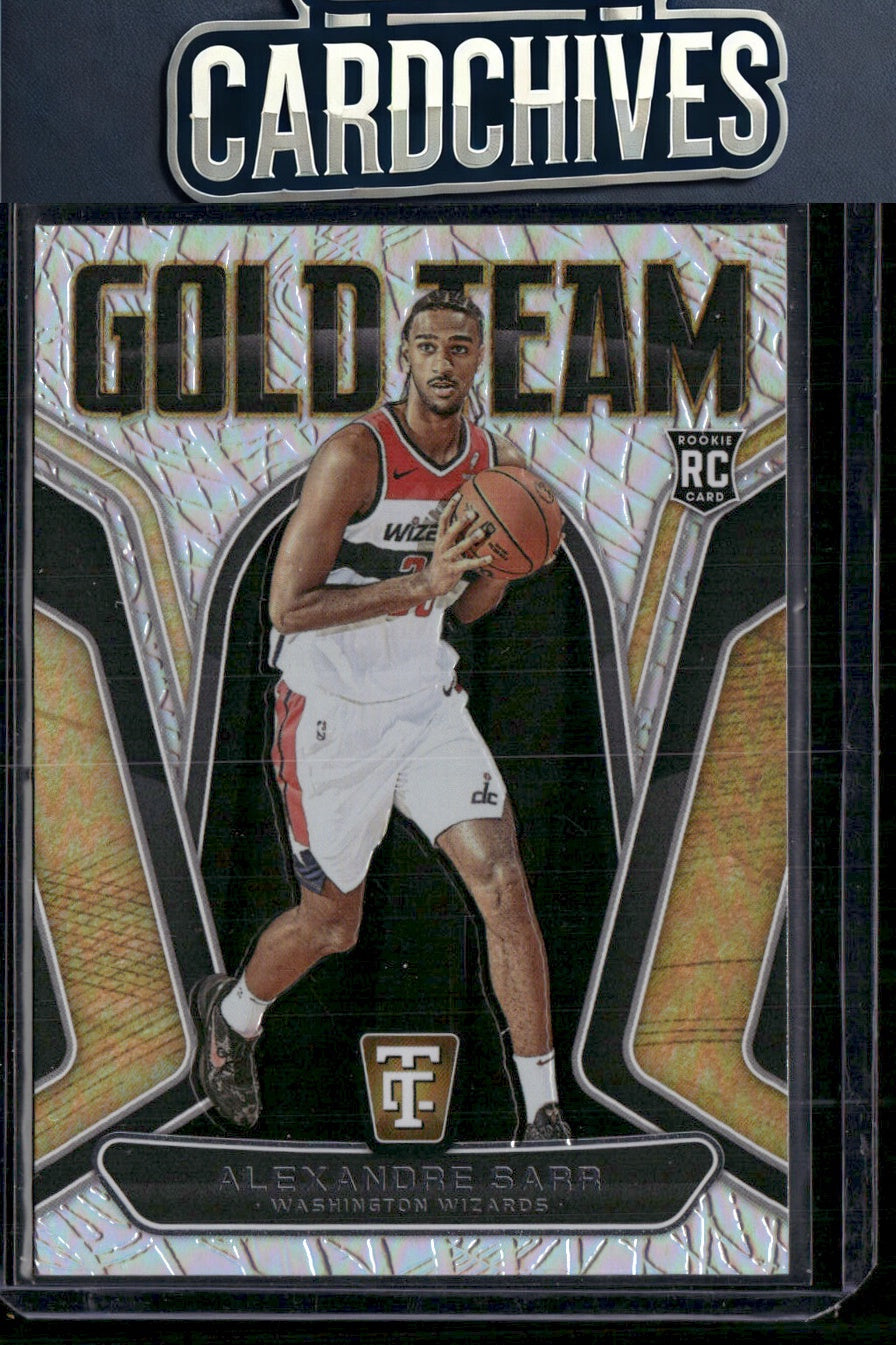 Alexandre Sarr 2024-25 Panini Totally Certified #19 Gold Team