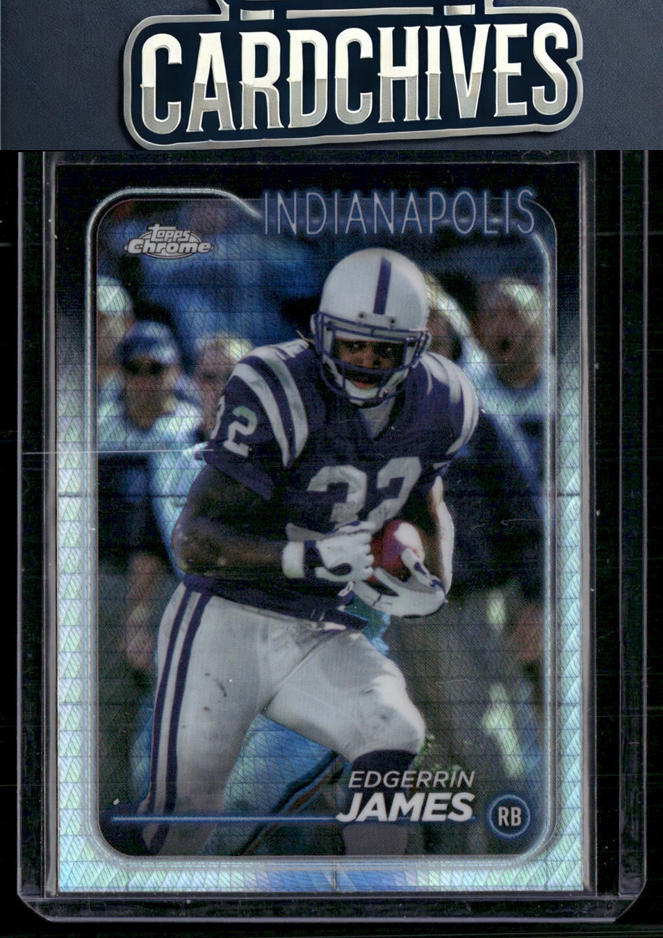 Edgerrin James 2024 Topps Chrome #87 Prism Refractor
