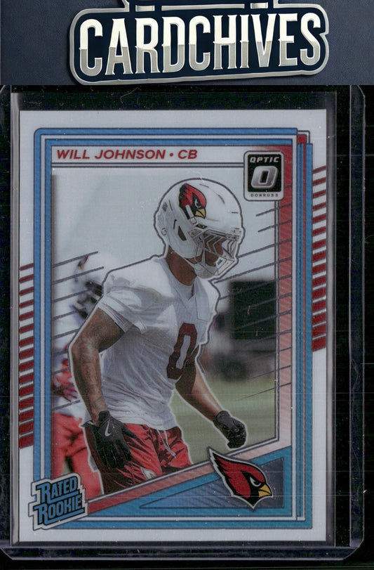 Will Johnson 2025 Donruss Optic #247 Rookie RC