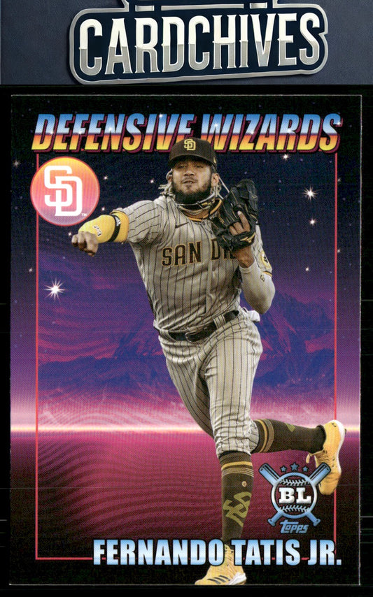 Fernando Tatis Jr. 2021 Topps Big League #DW-10 Defensive Wizards