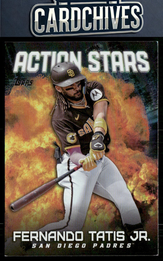 Fernando Tatis Jr. 2023 Topps Update #AS-18 Action Stars Blue