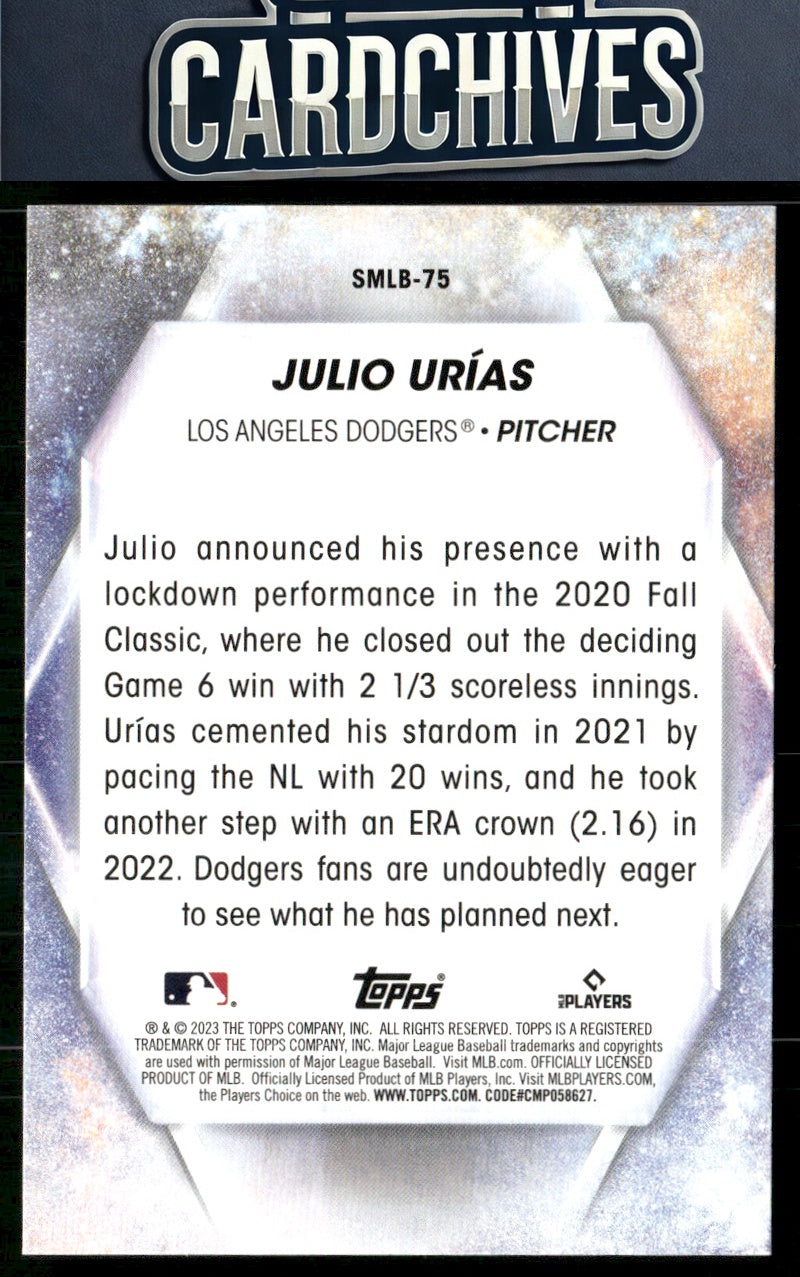 Julio Urías 2023 Topps Update #SMLB-75 Stars of MLB