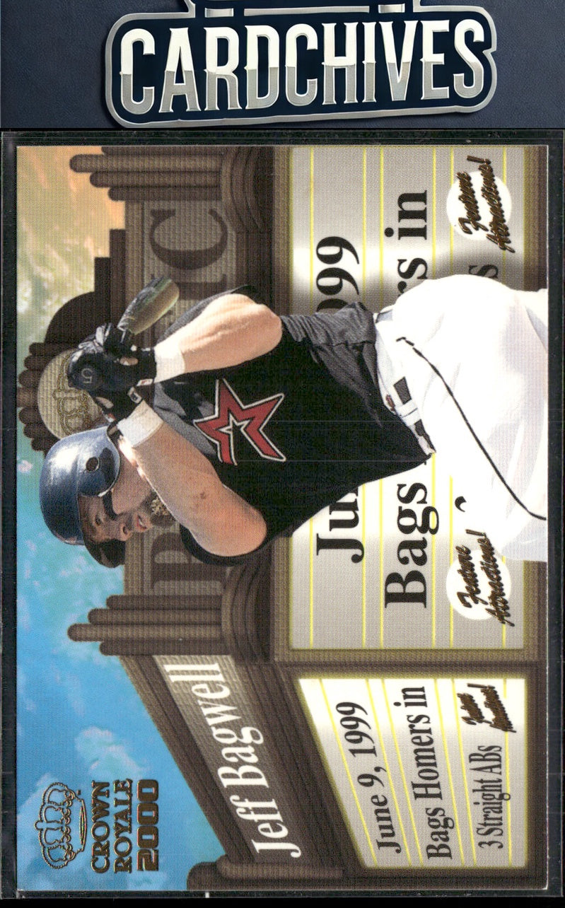 Jeff Bagwell 2000 Pacific Crown Royale #13 Feature Attractions