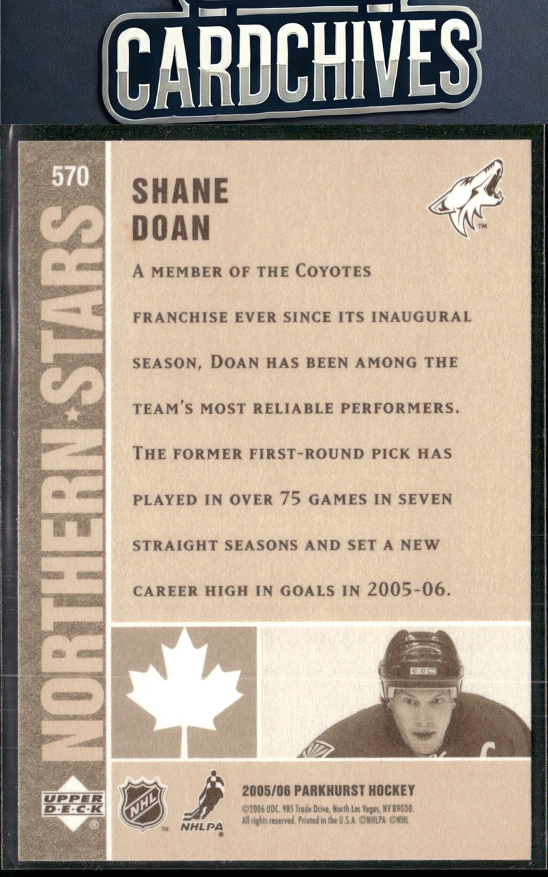 Shane Doan 2005-06 Parkhurst #570